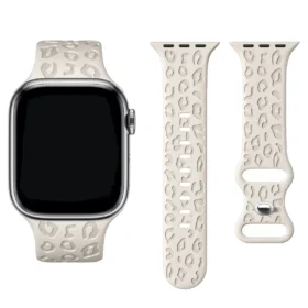 Leopar Klasik Serisi - Apple Watch 3D Kazınmış Kordon