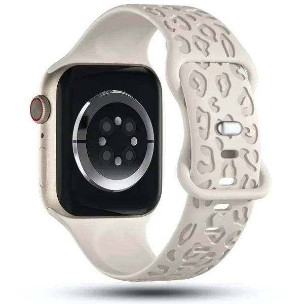 Leopar Klasik Silikon Serisi - Apple Watch Kordon