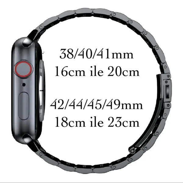 Klasik Metal Serisi - Apple Watch Çelik Kordon