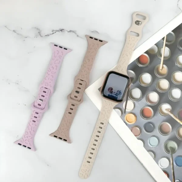 Leopar İnce Serisi - Apple Watch Kordon