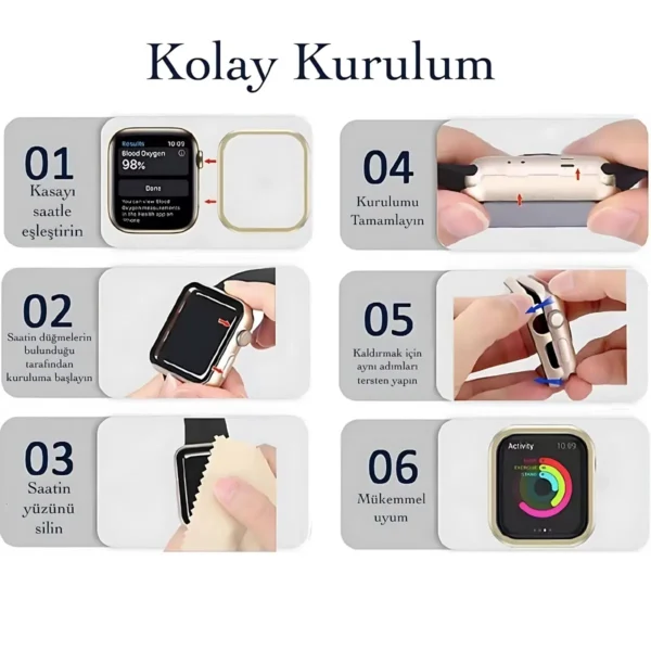 Alüminyum Serisi - Apple Watch Koruyucu