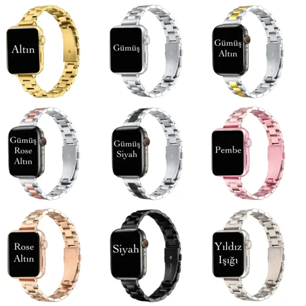 İnce Klasik Serisi - Apple Watch Kordon