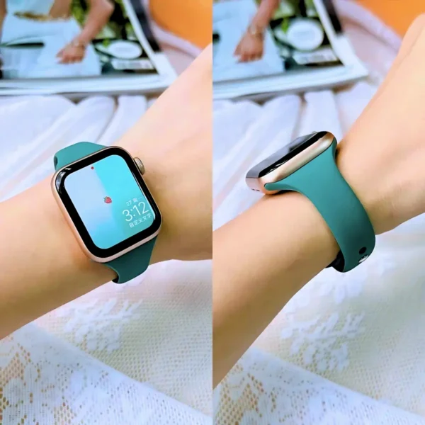 İnce Silikon Serisi - Apple Watch Kordon