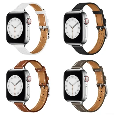 İnce Odin Serisi – Deri Apple Watch Kordon