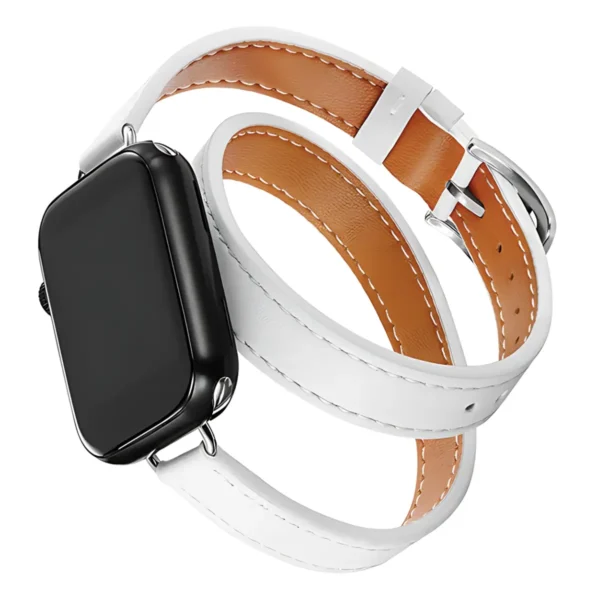 İnce Double Tour Serisi – Apple Watch Deri Kordon