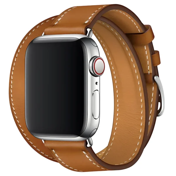 Double Tour Serisi – Apple Watch Deri Kordon