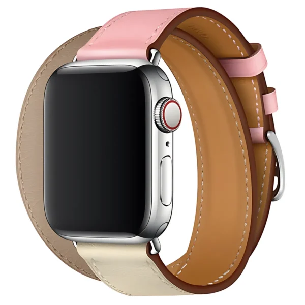 Double Tour Serisi – Apple Watch Deri Kordon