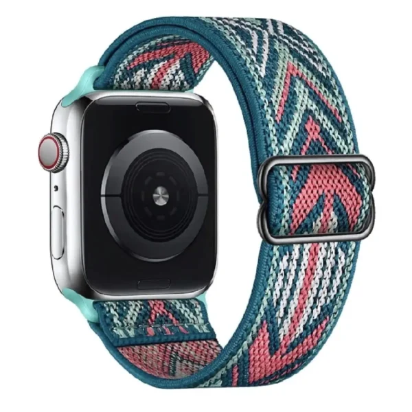 Boho Apple Watch Kordon Pastel Zigzag