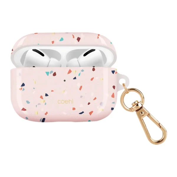 Pudra pembe Terrazzo AirPods Pro kılıf