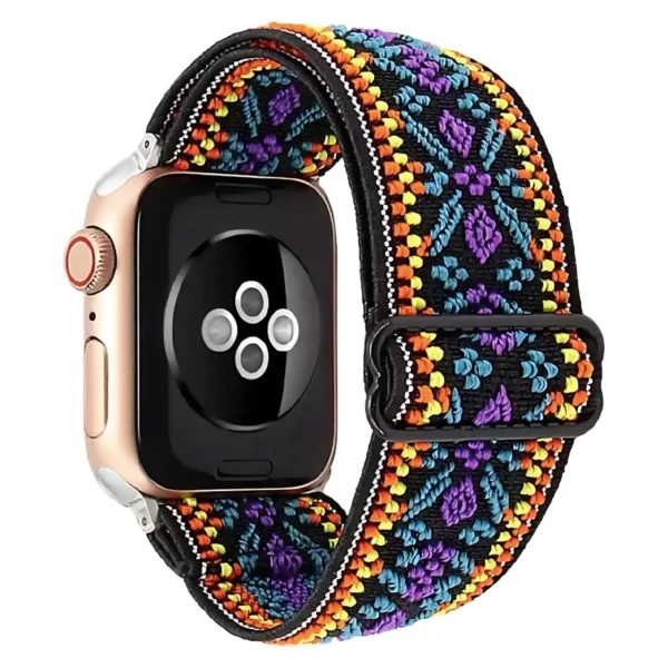 Boho Apple Watch Kordon Etnik Gece