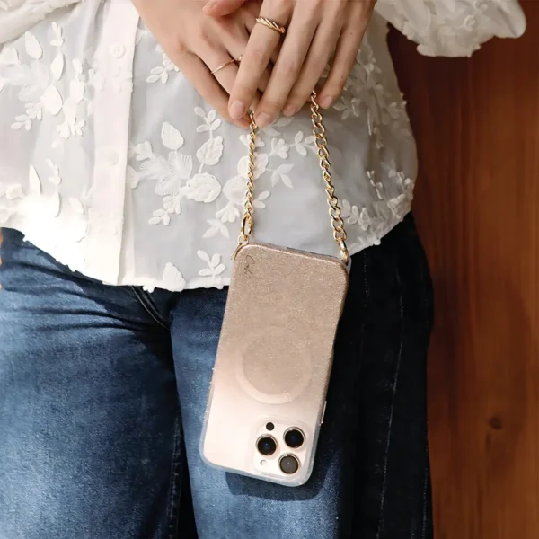 Caryne Telefon Boyun Askısı, El Kayışı ve Kartlıklı