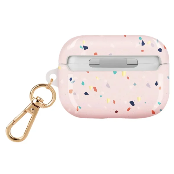 Pudra pembe Terrazzo AirPods Pro kılıf