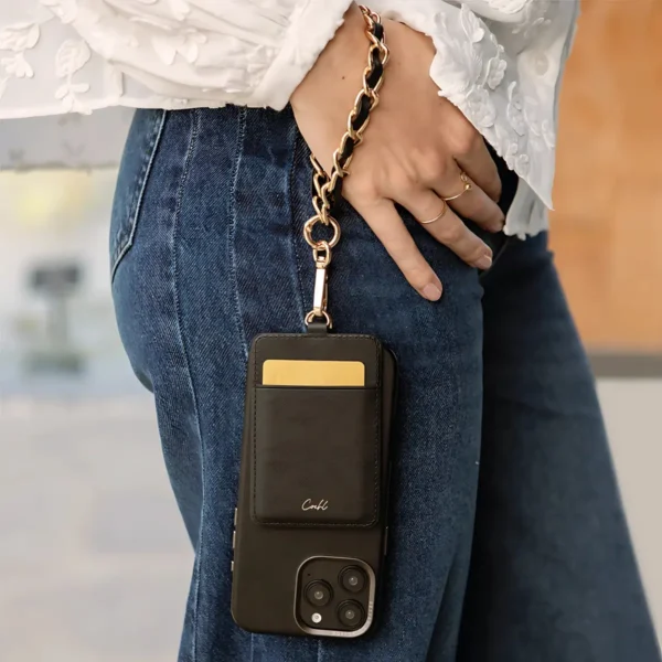 Caryne Telefon Boyun Askısı, El Kayışı ve Kartlıklı