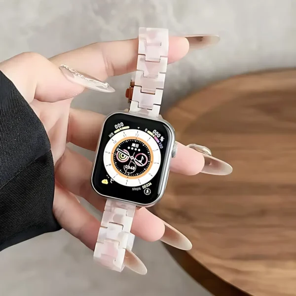 İnce Granit Gümüş Apple Watch Kordon