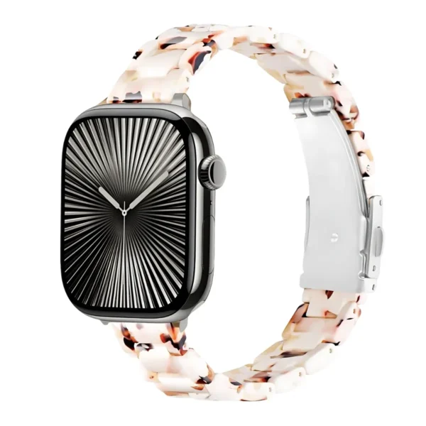İnce Granit Gümüş Apple Watch Kordon