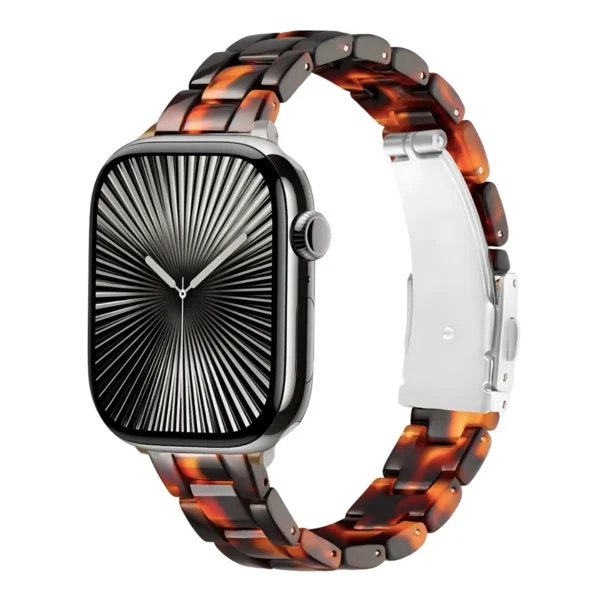 İnce Granit Gümüş Apple Watch Kordon