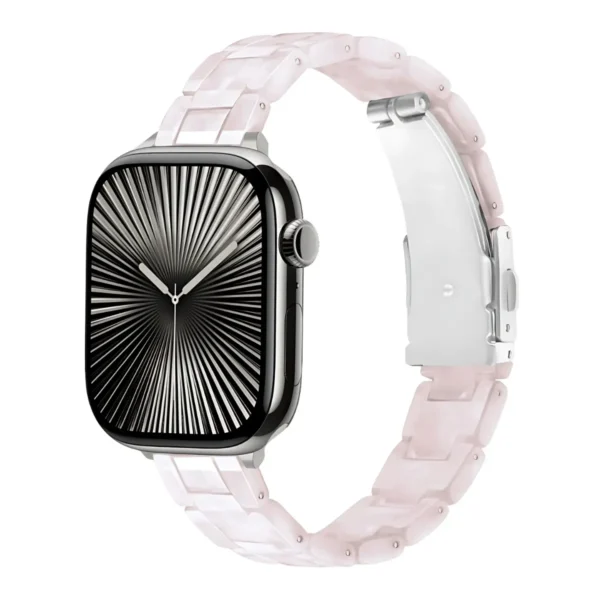 İnce Granit Gümüş Apple Watch Kordon